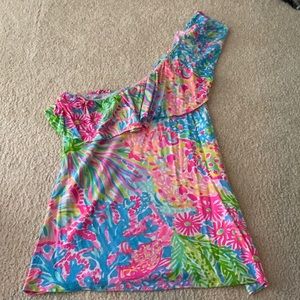 Lilly Pulitzer One Shoulder Top